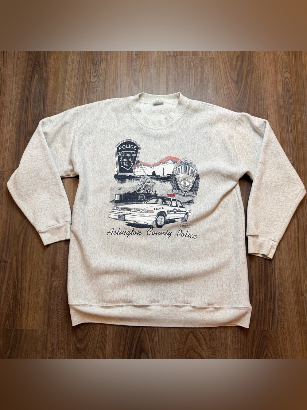 VINTAGE 1994 Arlington County Virginia Police Crewneck Sweatshirt Men’s Large